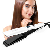 ThermoStyle - Tourmaline Ceramic Hair Straightener with LCD Display